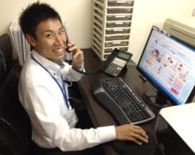 お電話ありがとうございます。関西エース不動産、舟田です。