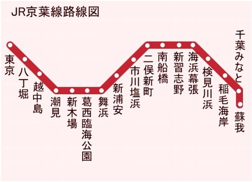 現代の髪型 ぜいたく南 船橋 から 舞浜