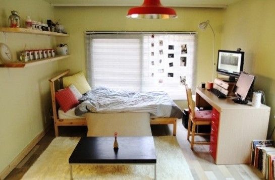 一人暮らしに多いワンルーム ワンルームで適切なベッドの位置は 不動産コラムサイト いえらぶコラム