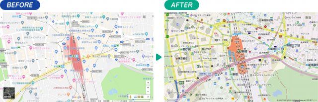 【アップデート】地図サービス提供会社が変更